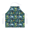 Camping Equipment Pattern Print Adjustable Apron
