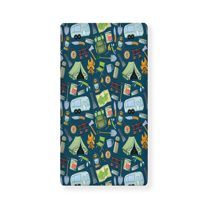 Camping Equipment Pattern Print Baby Crib Sheet