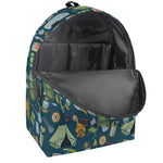 Camping Equipment Pattern Print Backpack