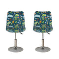 Camping Equipment Pattern Print Bar Stool Covers
