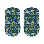 Camping Equipment Pattern Print Bar Stool Covers