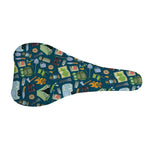 Camping Equipment Pattern Print Bicycle Seat Cover