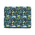 Camping Equipment Pattern Print Bifold Wallet