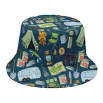 Camping Equipment Pattern Print Bucket Hat