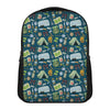 Camping Equipment Pattern Print Casual Backpack