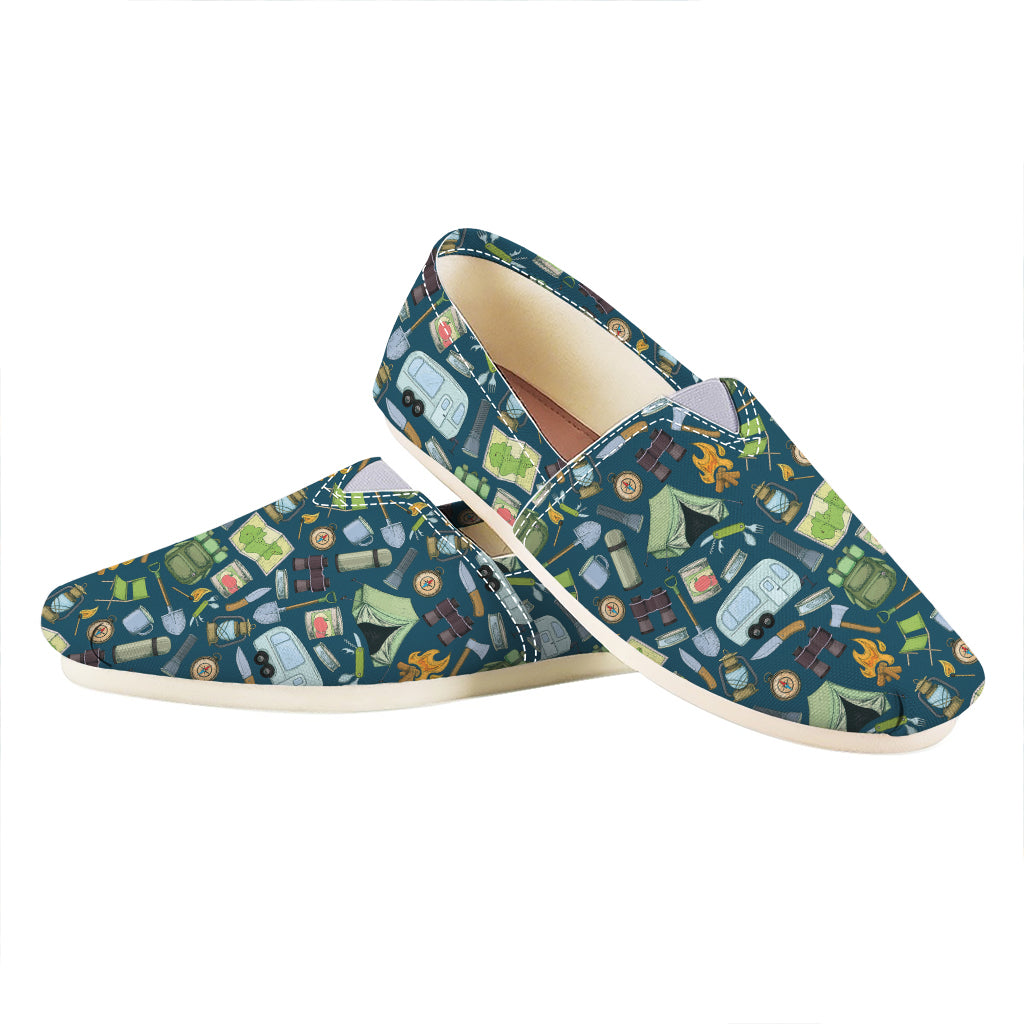 Camping Equipment Pattern Print Casual Shoes