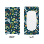 Camping Equipment Pattern Print Changing Pad Cover