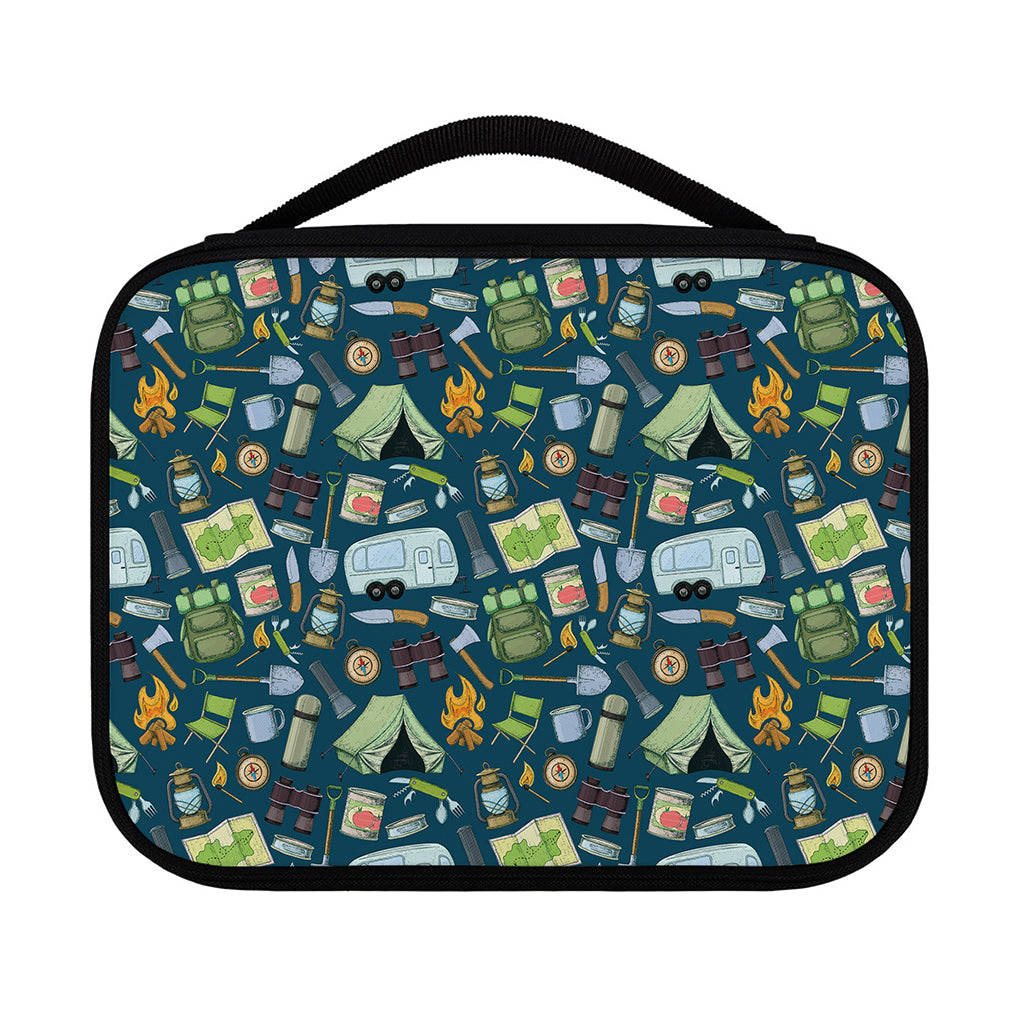 Camping Equipment Pattern Print Classic Bible Case