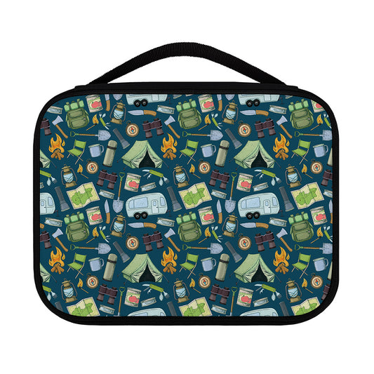 Camping Equipment Pattern Print Classic Bible Case