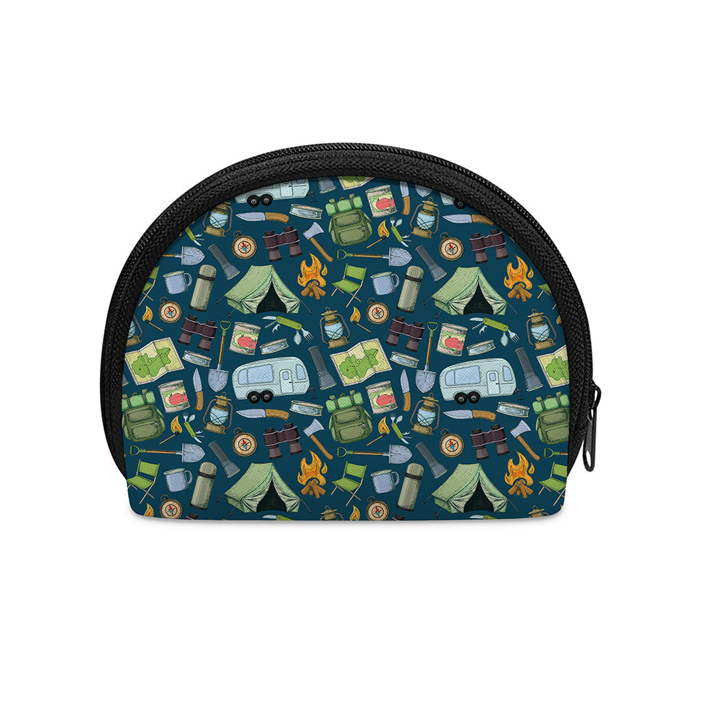 Camping Equipment Pattern Print Coin Purse