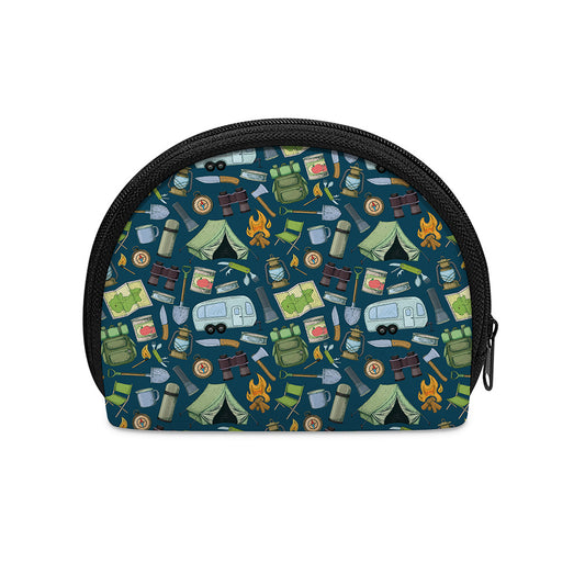 Camping Equipment Pattern Print Coin Purse