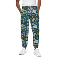 Camping Equipment Pattern Print Cotton Sweatpants
