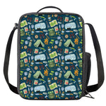 Camping Equipment Pattern Print Crossbody Lunch Bag