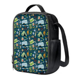 Camping Equipment Pattern Print Crossbody Lunch Bag