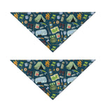 Camping Equipment Pattern Print Dog Bandana