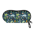 Camping Equipment Pattern Print Glasses Case