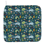 Camping Equipment Pattern Print Hand Towel