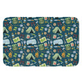 Camping Equipment Pattern Print Indoor Door Mat