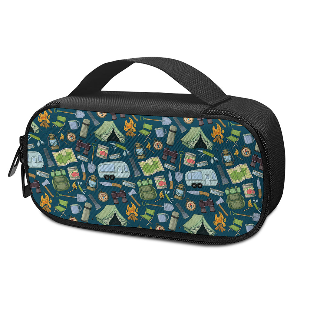 Camping Equipment Pattern Print Insulin Cooler Travel Case