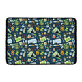 Camping Equipment Pattern Print Kitchen Mat