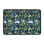 Camping Equipment Pattern Print Kitchen Mat
