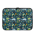 Camping Equipment Pattern Print Laptop Sleeve