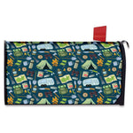 Camping Equipment Pattern Print Mailbox Cover