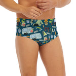 Camping Equipment Pattern Print Men's Briefs