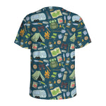 Camping Equipment Pattern Print Men's Sports T-Shirt