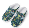 Camping Equipment Pattern Print Mesh Casual Shoes