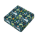Camping Equipment Pattern Print Outdoor Seat Cushion Cover