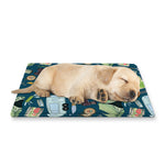 Camping Equipment Pattern Print Pet Cooling Mat Cover