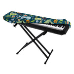 Camping Equipment Pattern Print Piano Keyboard Cover