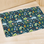 Camping Equipment Pattern Print Polyester Doormat