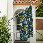 Camping Equipment Pattern Print Polyester Flag