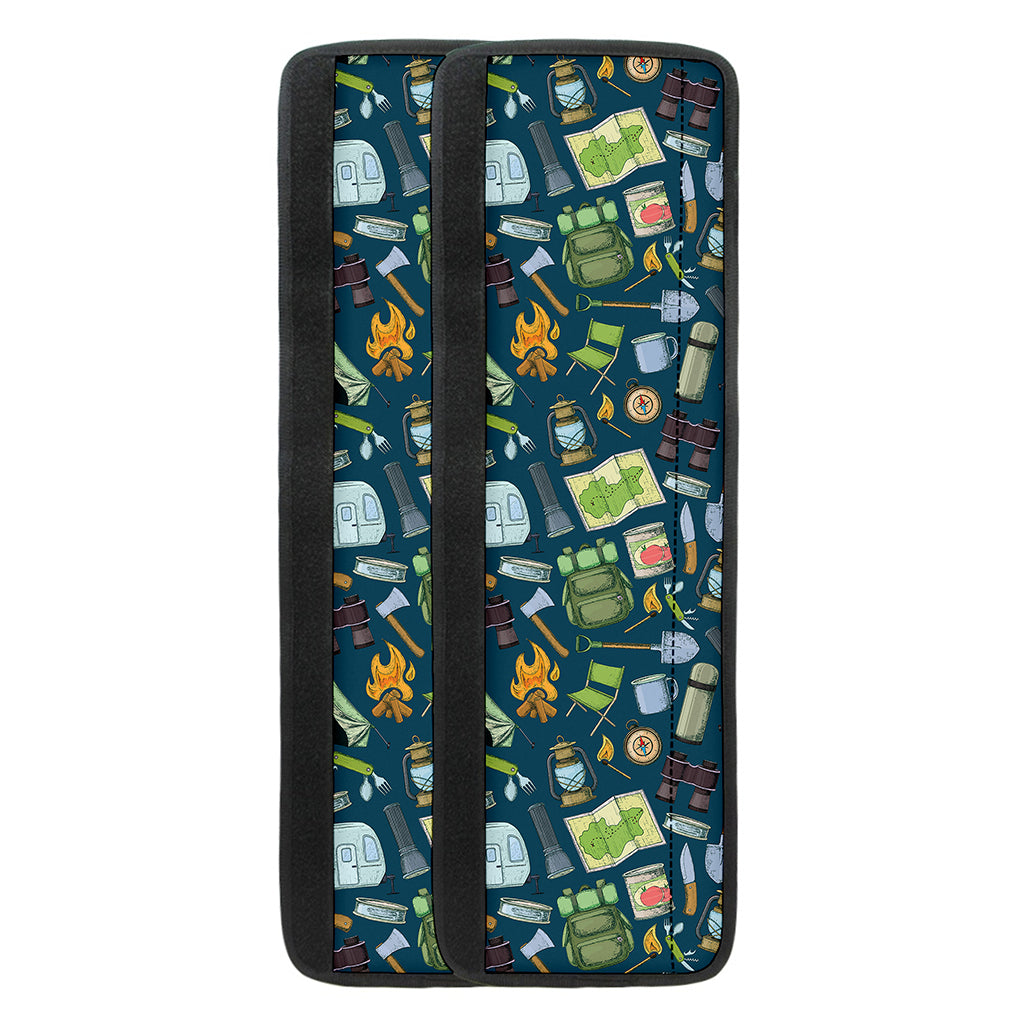 Camping Equipment Pattern Print Refrigerator Handle Covers