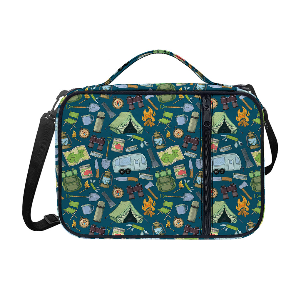 Camping Equipment Pattern Print Shoulder Strap Bible Bag