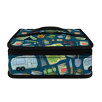Camping Equipment Pattern Print Small Lunch Bag