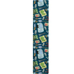 Camping Equipment Pattern Print Table Runner