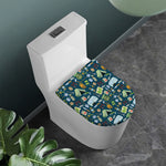 Camping Equipment Pattern Print Toilet Lid Cover