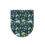 Camping Equipment Pattern Print Toilet Lid Cover