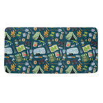 Camping Equipment Pattern Print Towel