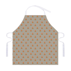 Camping Fire Pattern Print Adjustable Apron