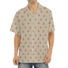 Camping Fire Pattern Print Aloha Shirt