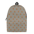 Camping Fire Pattern Print School Backpack