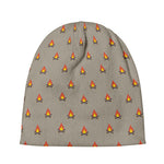 Camping Fire Pattern Print Beanie