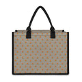 Camping Fire Pattern Print Canvas Tote Bag