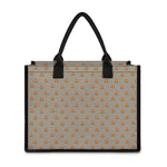 Camping Fire Pattern Print Canvas Tote Bag