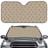 Camping Fire Pattern Print Car Windshield Sun Shade