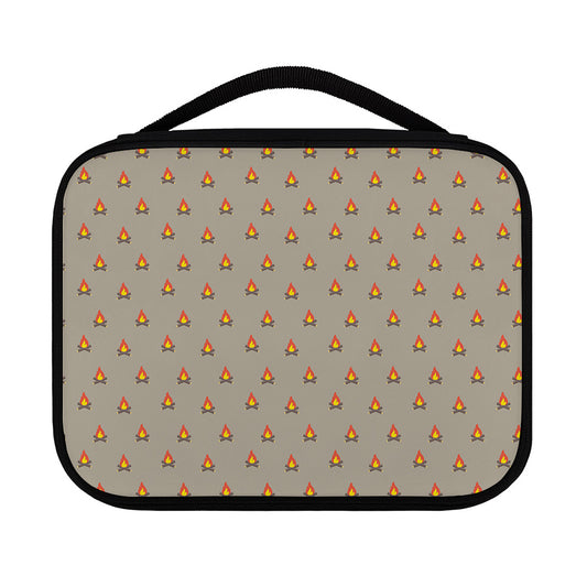 Camping Fire Pattern Print Classic Bible Case